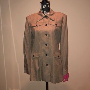 Isaac Mizrahi Tan Blazer Jacket